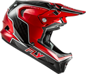 Werx R Flow Carbon Helmet Black Carbon/Red Lg