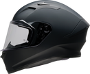 Z1R Talon full face street helmet in solid flat black, adult XS size, with sleek aerodynamic design and venting features.