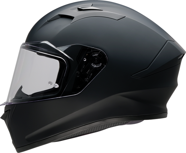 Z1R Talon full face street helmet in solid flat black, adult XS size, with sleek aerodynamic design and venting features.