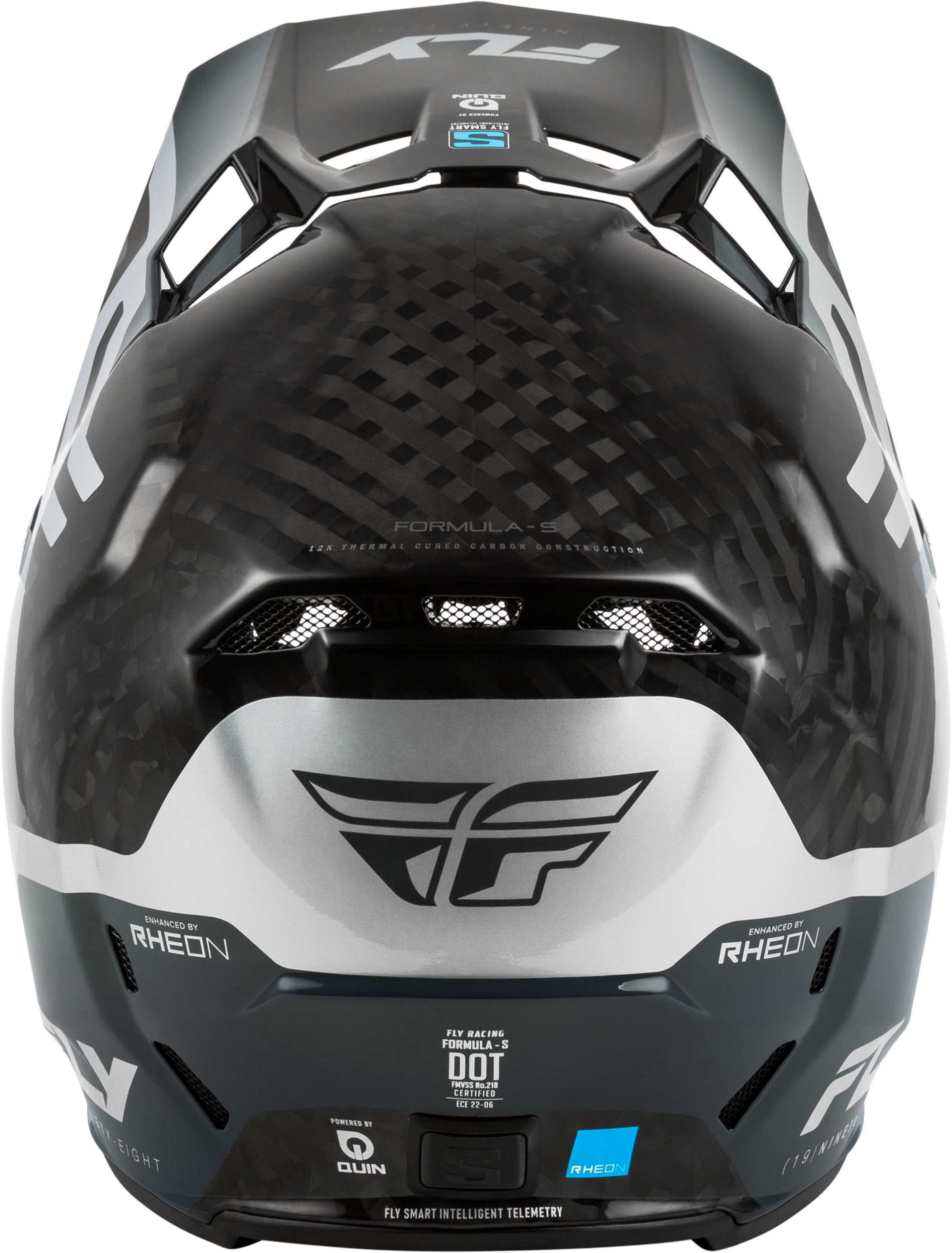 Formula S Carbon Byte Helmet Black Carbon/Grey/Silver 2x