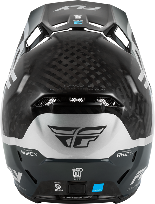 Formula S Carbon Byte Helmet Black Carbon/Grey/Silver 2x