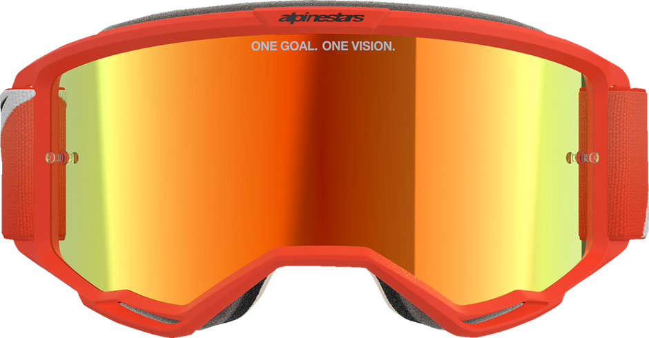 ALPINESTARS GOGGLES Vision 5 Goggle - Corp - Orange - Red Mirror Lens 5101825-480