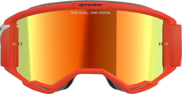 ALPINESTARS GOGGLES Vision 5 Goggle - Corp - Orange - Red Mirror Lens 5101825-480