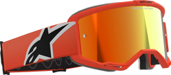 ALPINESTARS GOGGLES Vision 5 Goggle - Corp - Orange - Red Mirror Lens 5101825-480