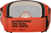 ALPINESTARS GOGGLES Vision 5 Goggle - Corp - Orange - Red Mirror Lens 5101825-480