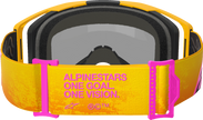 ALPINESTARS GOGGLES Vision 8 Goggle - Corp - Orange/Yellow/Pink - Gold Mirror Lens 5101625-4005
