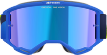 ALPINESTARS GOGGLES Vision 5 Goggle - Corp - Blue/Yellow - Blue Mirror Lens 5101825-7288
