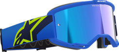 ALPINESTARS GOGGLES Vision 5 Goggle - Corp - Blue/Yellow - Blue Mirror Lens 5101825-7288