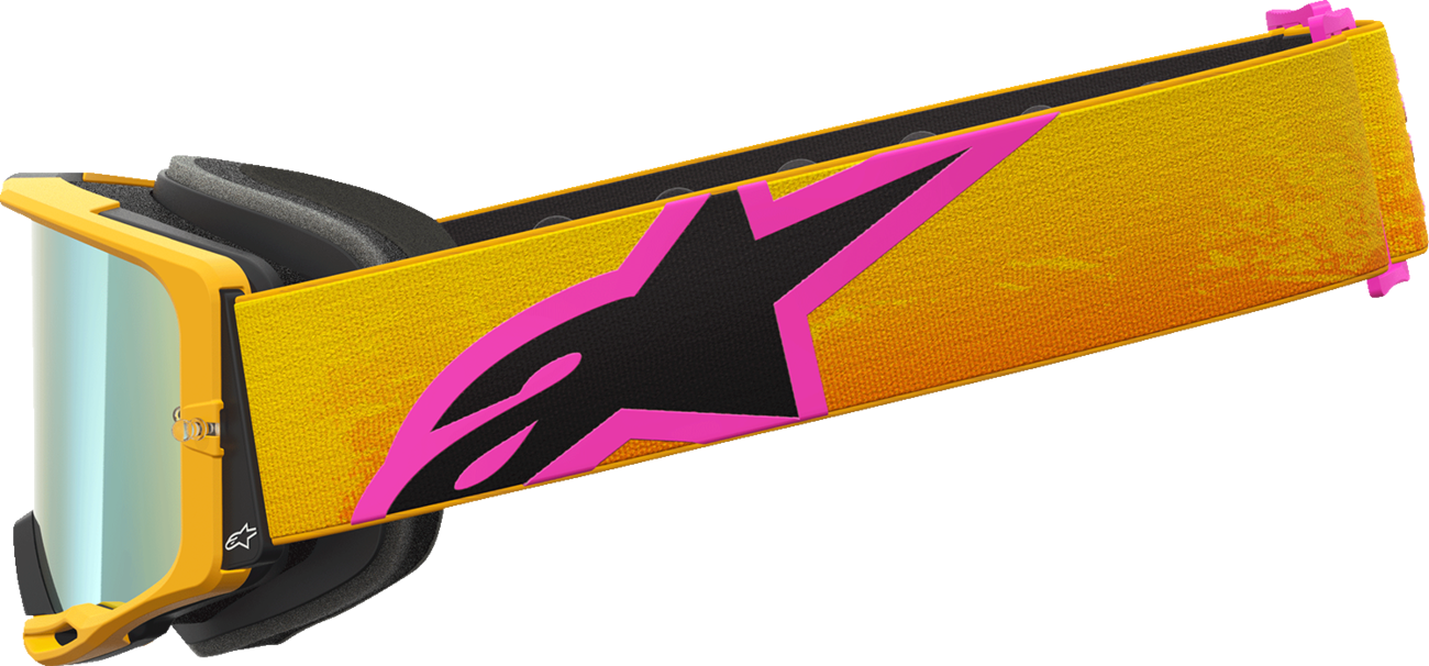 ALPINESTARS GOGGLES Vision 8 Goggle - Corp - Orange/Yellow/Pink - Gold Mirror Lens 5101625-4005