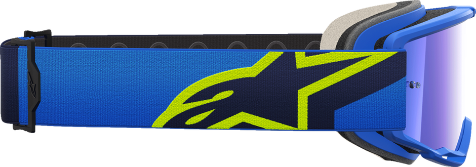 ALPINESTARS GOGGLES Vision 5 Goggle - Corp - Blue/Yellow - Blue Mirror Lens 5101825-7288