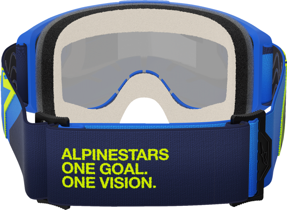 ALPINESTARS GOGGLES Vision 5 Goggle - Corp - Blue/Yellow - Blue Mirror Lens 5101825-7288