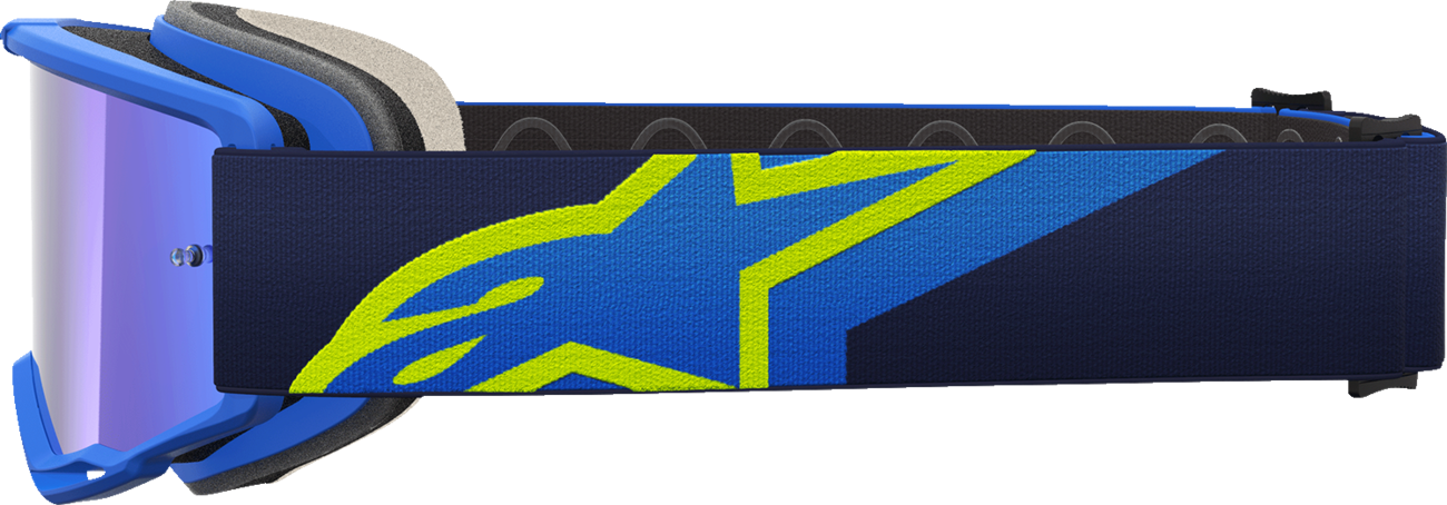 ALPINESTARS GOGGLES Vision 5 Goggle - Corp - Blue/Yellow - Blue Mirror Lens 5101825-7288