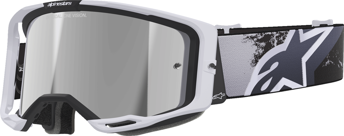 ALPINESTARS GOGGLES Vision 8 Goggle - Lahnd - Iron/Camo - Silver Mirror Lens 5100526-9283