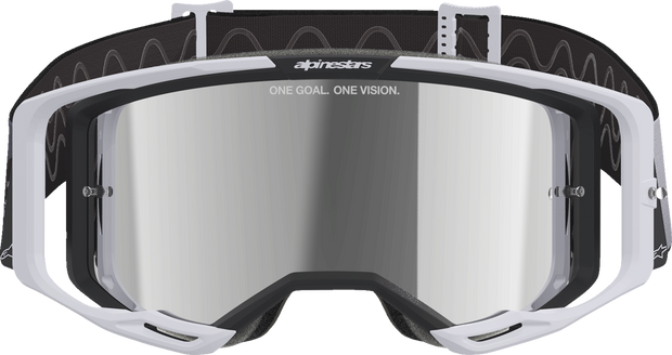 ALPINESTARS GOGGLES Vision 8 Goggle - Lahnd - Iron/Camo - Silver Mirror Lens 5100526-9283
