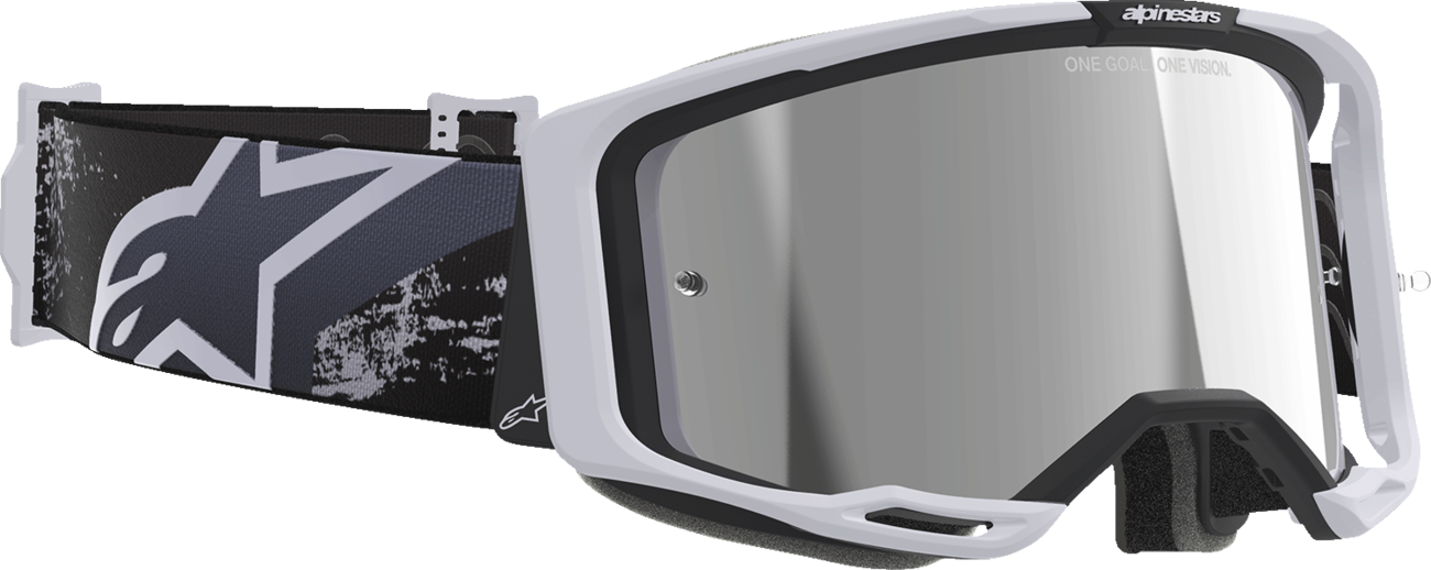 ALPINESTARS GOGGLES Vision 8 Goggle - Lahnd - Iron/Camo - Silver Mirror Lens 5100526-9283