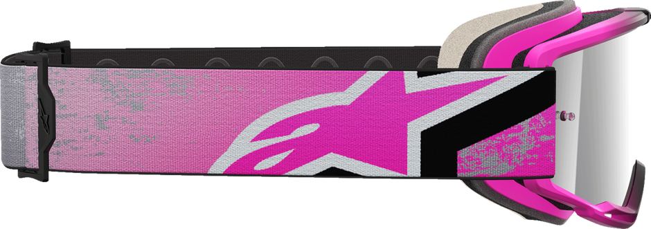 ALPINESTARS GOGGLES Vision 5 Goggle - Lahnd - Iron/Pink - Silver Mirror Lens 5100626-9284