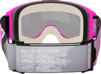 ALPINESTARS GOGGLES Vision 5 Goggle - Lahnd - Iron/Pink - Silver Mirror Lens 5100626-9284