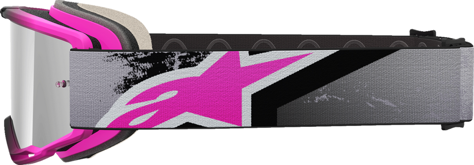 ALPINESTARS GOGGLES Vision 5 Goggle - Lahnd - Iron/Pink - Silver Mirror Lens 5100626-9284