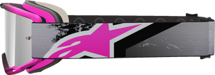 ALPINESTARS GOGGLES Vision 5 Goggle - Lahnd - Iron/Pink - Silver Mirror Lens 5100626-9284