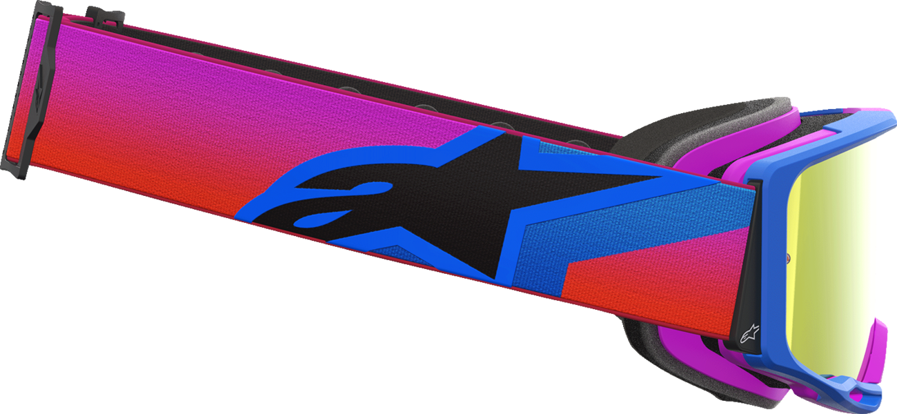 ALPINESTARS GOGGLES Vision 8 Goggle - Corp - Blue/Purple/Orange - Red Mirror Lens 5101625-7286