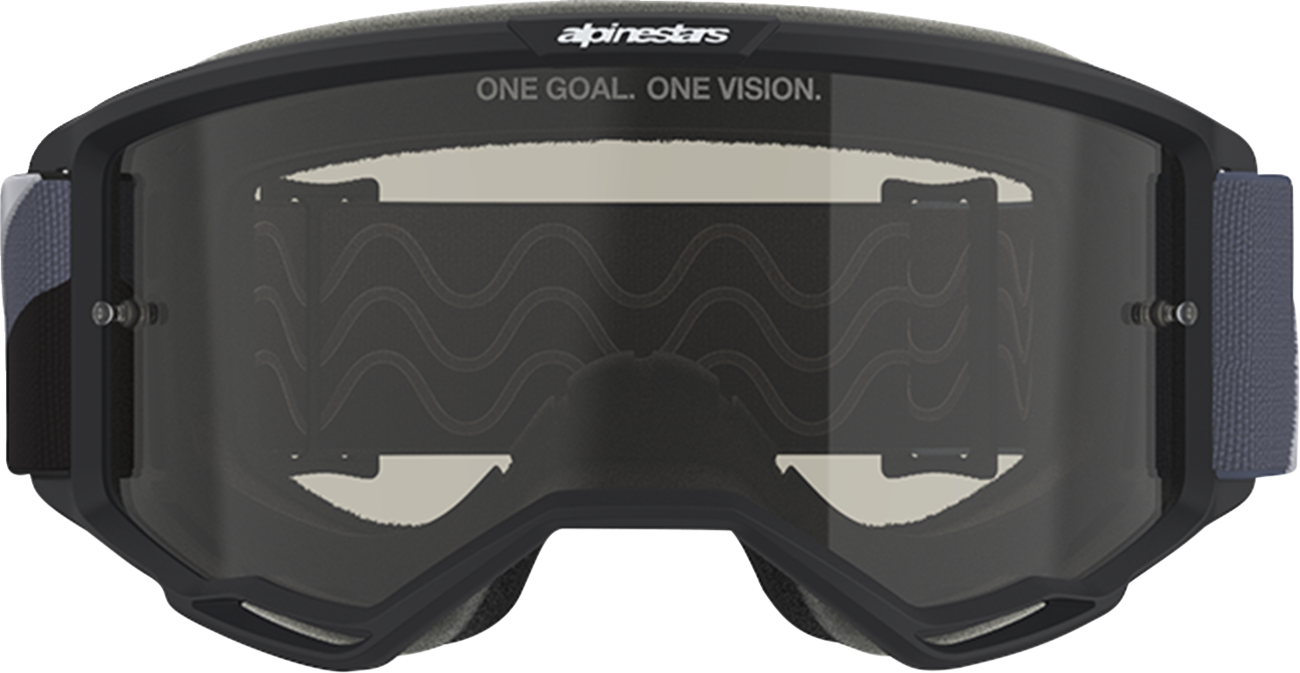 ALPINESTARS GOGGLES Vision Sand Goggle - Black/Gray - Dark Gray Smoke Lens 5100826-1572