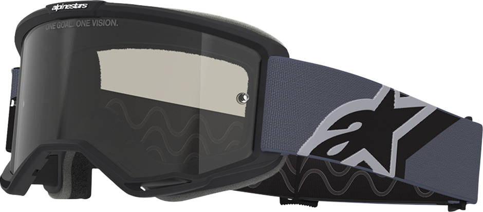 ALPINESTARS GOGGLES Vision Sand Goggle - Black/Gray - Dark Gray Smoke Lens 5100826-1572