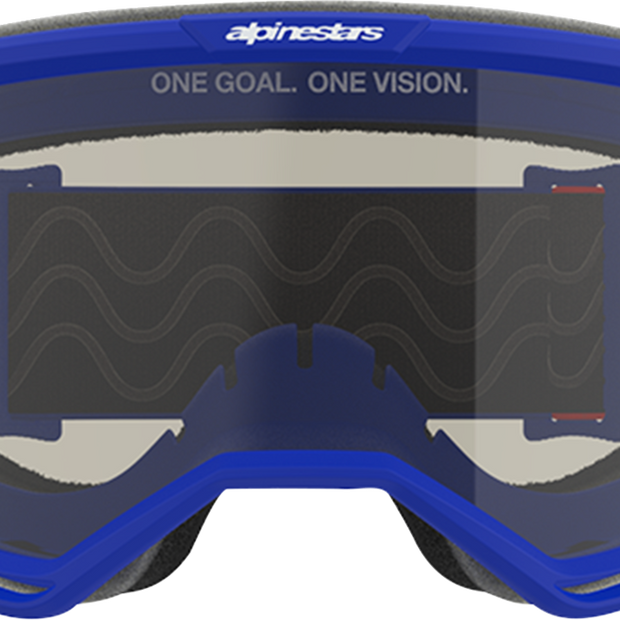 ALPINESTARS GOGGLES Vision Sand Goggle - Blue/Red/White - Dark Smoke Lens 5100826-7295
