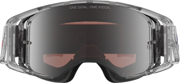 ALPINESTARS GOGGLES Supertech Goggle - Merica 25 - Red/Blue - Silver/Copper 5105226-3720