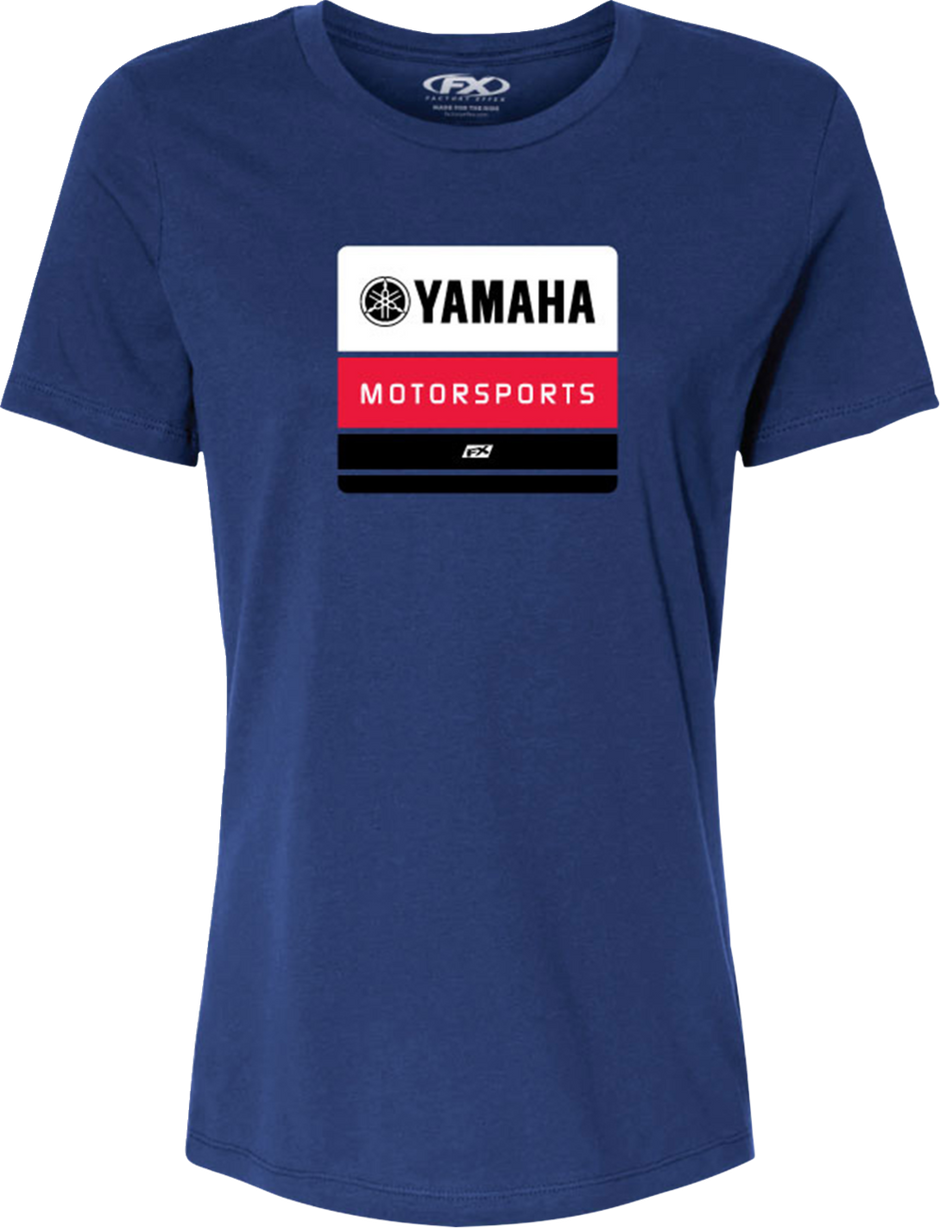 FACTORY EFFEX Women's Yamaha Phase T-Shirt - Navy - Small 29-87240