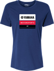 FACTORY EFFEX Women's Yamaha Phase T-Shirt - Navy - Small 29-87240