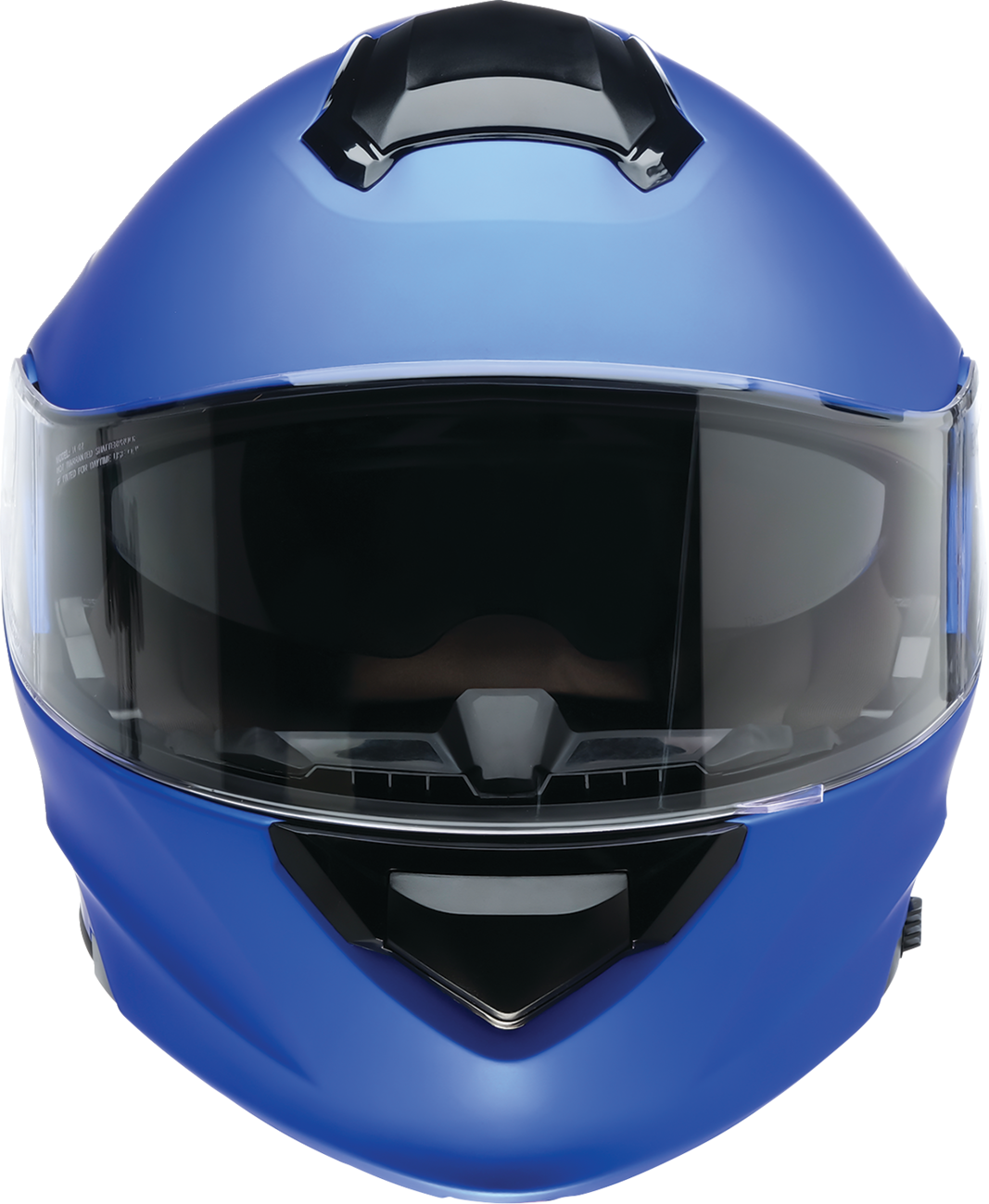 Z1R Solaris 2.0 Satin Blue modular street full-face motorcycle helmet, XS size, with open and full-face options.