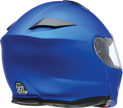 Z1R Solaris 2.0 modular street helmet in satin blue with XS size, full face design, featuring a sleek, aerodynamic look.