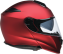 Z1R Solaris 2.0 Satin Red modular street helmet with full-face design, size XS, shown from the front view.