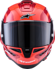 ALPINESTARS Supretech R10 Helmet - 22.06 - Arius - Gloss - Black/White/Double Red - XS 8203926-1683-XS