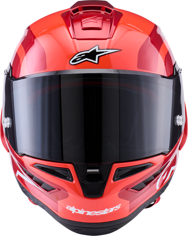 ALPINESTARS Supretech R10 Helmet - 22.06 - Arius - Gloss - Black/White/Double Red - XS 8203926-1683-XS