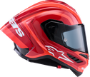 ALPINESTARS Supretech R10 Helmet - 22.06 - Arius - Gloss - Black/White/Double Red - XS 8203926-1683-XS