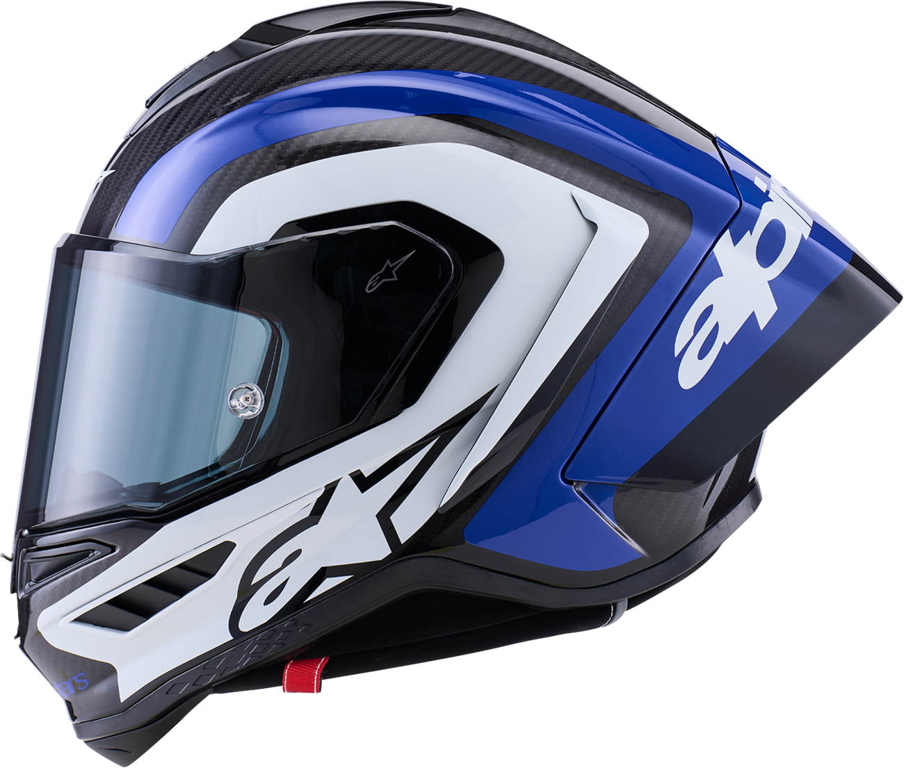 ALPINESTARS Supretech R10 Helmet - 22.06 - Arius - Gloss Black/White/Blue - Large 8203926-1647-L
