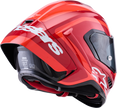 ALPINESTARS Supretech R10 Helmet - 22.06 - Arius - Gloss - Black/White/Double Red - XS 8203926-1683-XS