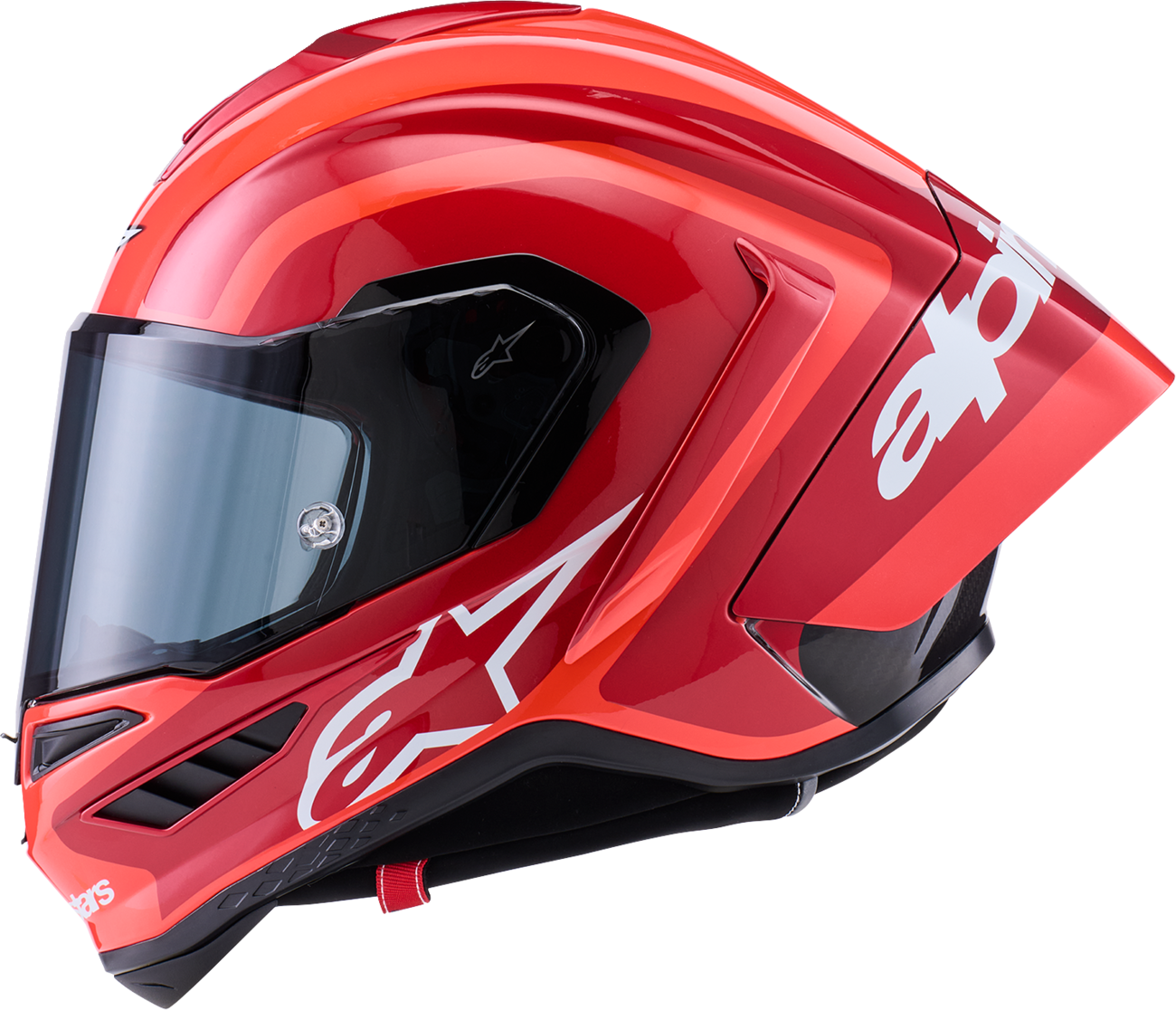 ALPINESTARS Supretech R10 Helmet - 22.06 - Arius - Gloss - Black/White/Double Red - XS 8203926-1683-XS