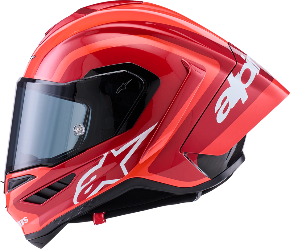 ALPINESTARS Supretech R10 Helmet - 22.06 - Arius - Gloss - Black/White/Double Red - XS 8203926-1683-XS