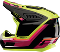 Black and acid-colored THOR Fleet Offroad Full Face Helmet for adults, size XL, with sleek design and ventilation features.