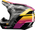 THOR Fleet Camber offroad full face adult helmet in black and magenta, size XL, with aerodynamic design and ventilation features.