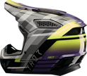 Black and purple THOR Fleet offroad full face helmet in 2XL size with Camber design, suitable for adult motocross riding.