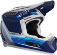 THOR Fleet Defy offroad full face helmet in blue and gray, adult 2XL size, with ventilation and secure strap.