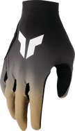 Black and copper THOR Sportmode Iconic gloves in XS, featuring durable construction and detailed stitching for motorcycle riding.