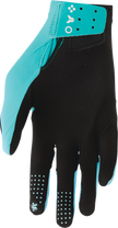 THOR Sportmode Iconic gloves in aqua and powder blue, XS size, featuring durable construction and sporty design.