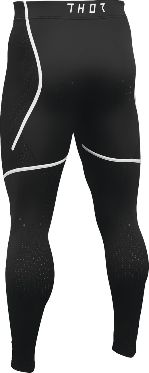 Black THOR Comp Pants for offroad ATV riding, small size, durable motocross and ATV apparel by THOR.