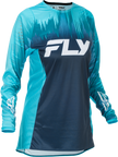 Women's Lite Jersey Aqua/Navy/White Lg