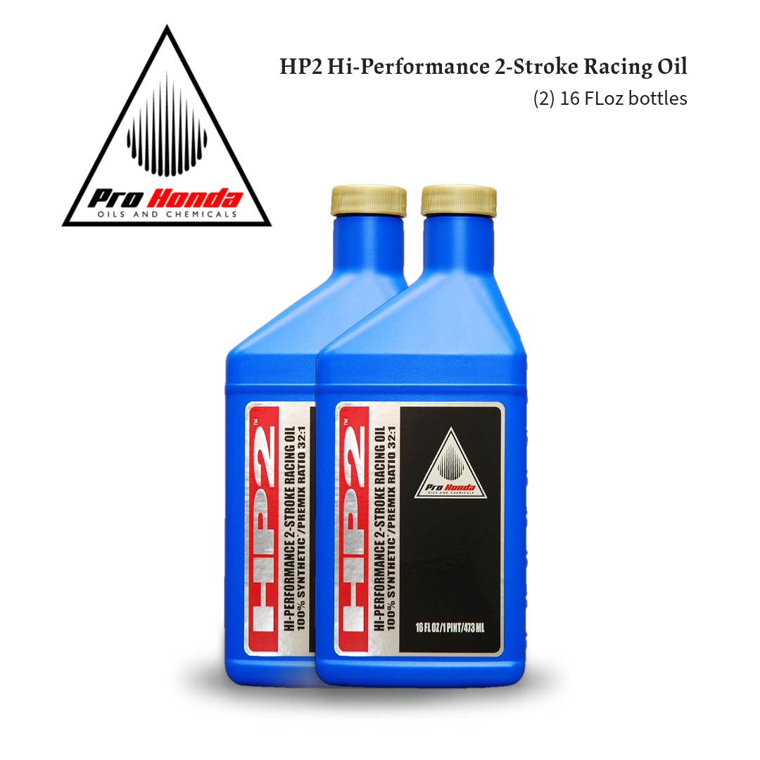 Honda HP2 Hi-Performance 2-Stroke 100% Synthetic Racing Oil, (2 Pints)