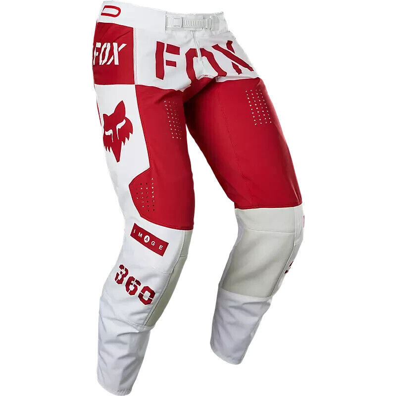 Fox Racing 360 NOBYL PANT Size 30 (Red/White) 28141-054-30